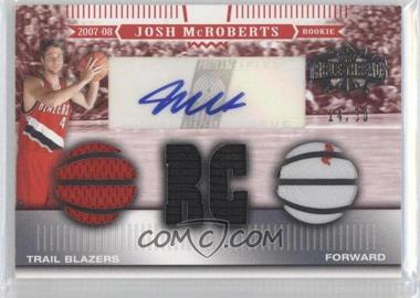 2007-08 Topps Triple Threads - Rookie Relic Autographs #127 - Josh McRoberts /50