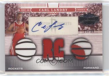 2007-08 Topps Triple Threads - Rookie Relic Autographs #137 - Carl Landry /50