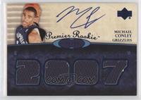 Premier Rookie Autograph Materials - Michael Conley [EX to NM] #/25