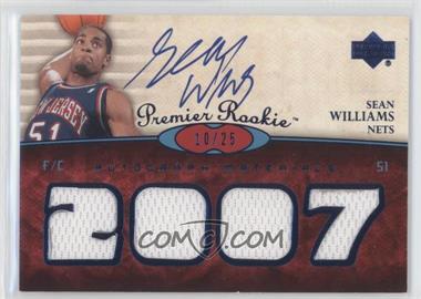 2007-08 UD Premier - [Base] - Blue #112 - Premier Rookie Autograph Materials - Sean Williams /25