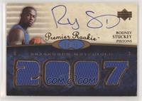 Premier Rookie Autograph Materials - Rodney Stuckey [Noted] #/99