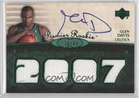 Premier Rookie Autograph Materials - Glen Davis #/49