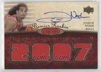 Premier Rookie Autograph Materials - Joakim Noah #/199