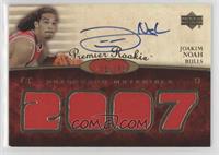 Premier Rookie Autograph Materials - Joakim Noah #/199