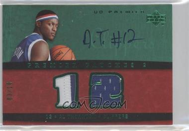 2007-08 UD Premier - Premier Patches 2 - Emerald Autographs #PR1-AT - Al Thornton /10