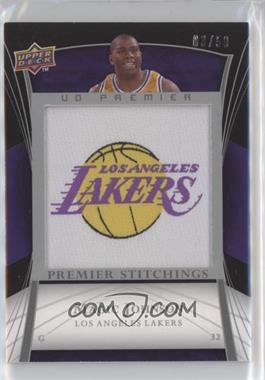 2007-08 UD Premier - Premier Stitchings #PS-EJ - Magic Johnson /50