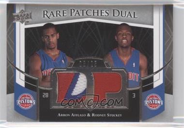 2007-08 UD Premier - Rare Patches Dual - Silver #RP2-AS - Arron Afflalo, Rodney Stuckey /25