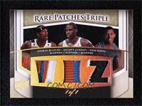 Andray Blatche, Antawn Jamison, Nick Young #/1