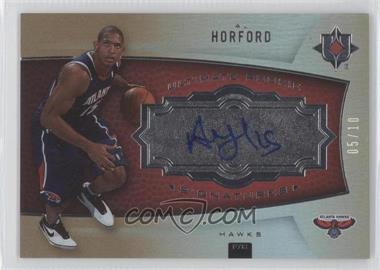 2007-08 Ultimate Collection - [Base] - Foil #123 - Ultimate Rookie Signatures - Al Horford /10