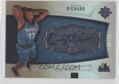 2007-08 Ultimate Collection - [Base] - Foil #134 - Ultimate Rookie Signatures - Chris Richard /10