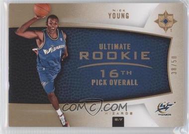 2007-08 Ultimate Collection - [Base] - Gold #147 - Ultimate Rookie - Nick Young /50