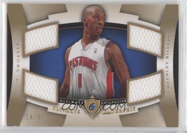2007-08 Ultimate Collection - Ultimate Leadership - Gold #UL-CB - Chauncey Billups /50