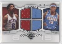 Julius Erving, Carmelo Anthony #/99