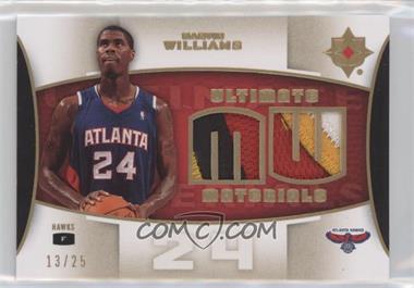 2007-08 Ultimate Collection - Ultimate Materials - Gold Patch #ULT-MW - Marvin Williams /25