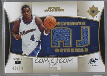 2007-08 Ultimate Collection - Ultimate Materials - Gold #ULT-AJ - Antawn Jamison /50 [Noted]