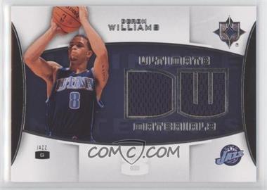 2007-08 Ultimate Collection - Ultimate Materials #ULT-DW - Deron Williams