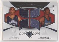 Mike Conley, Corey Brewer #/99