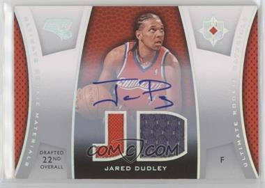 2007-08 Ultimate Collection - Ultimate Rookie Materials - Autographs #ULTR-JD - Jared Dudley