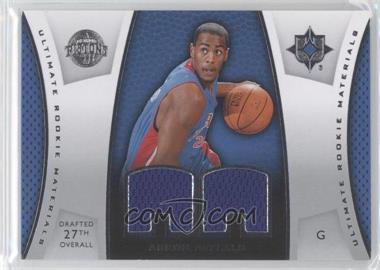 2007-08 Ultimate Collection - Ultimate Rookie Materials #ULTR-AA - Arron Afflalo