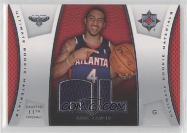 2007-08 Ultimate Collection - Ultimate Rookie Materials #ULTR-AL - Acie Law IV