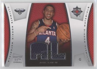 2007-08 Ultimate Collection - Ultimate Rookie Materials #ULTR-AL - Acie Law IV