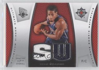 2007-08 Ultimate Collection - Ultimate Rookie Materials #ULTR-SW - Sean Williams