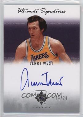 2007-08 Ultimate Collection - Ultimate Signatures #US-WE - Jerry West /20