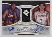 Javaris Crittenton, Luis Scola #/25