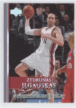 2007-08 Upper Deck - [Base] - Championship Court #123 - Zydrunas Ilgauskas