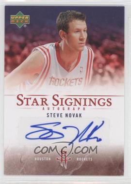 2007-08 Upper Deck - Star Signings #SS-NO - Steve Novak