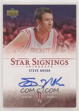 2007-08 Upper Deck - Star Signings #SS-NO - Steve Novak