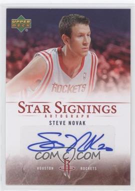 2007-08 Upper Deck - Star Signings #SS-NO - Steve Novak