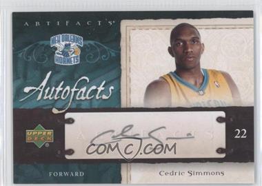 2007-08 Upper Deck Artifacts - Autofacts Autographs #AF-CS - Cedric Simmons