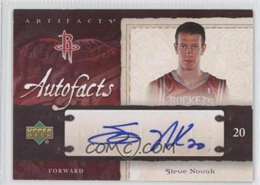 2007-08 Upper Deck Artifacts - Autofacts Autographs #AF-NO - Steve Novak