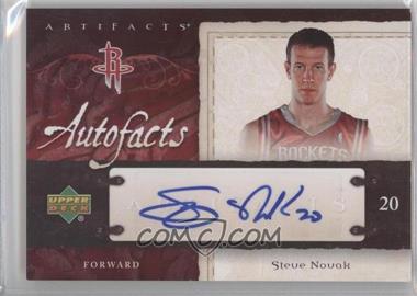 2007-08 Upper Deck Artifacts - Autofacts Autographs #AF-NO - Steve Novak