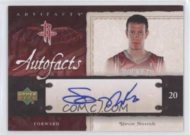 2007-08 Upper Deck Artifacts - Autofacts Autographs #AF-NO - Steve Novak