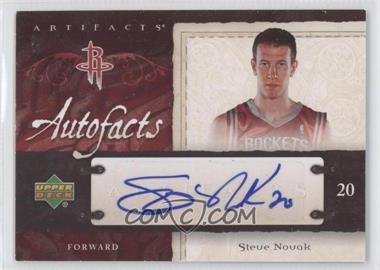 2007-08 Upper Deck Artifacts - Autofacts Autographs #AF-NO - Steve Novak