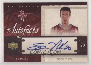 2007-08 Upper Deck Artifacts - Autofacts Autographs #AF-NO - Steve Novak