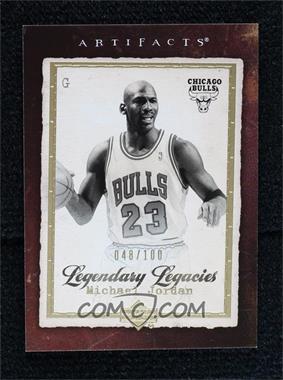 2007-08 Upper Deck Artifacts - [Base] - Gold #186 - Legendary Legacies - Michael Jordan /100