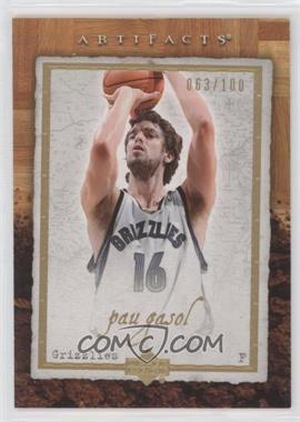 2007-08 Upper Deck Artifacts - [Base] - Gold #43 - Pau Gasol /100