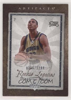 2007-08 Upper Deck Artifacts - [Base] #112 - Rookie Legacies - Thaddeus Young /1299 [EX to NM]