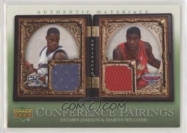 2007-08 Upper Deck Artifacts - Conference Pairings Artifacts - Green #CP-JW - Antawn Jamison, Marvin Williams