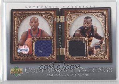 2007-08 Upper Deck Artifacts - Conference Pairings Artifacts #CP-CD - Sam Cassell, Baron Davis /150