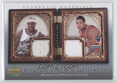 2007-08 Upper Deck Artifacts - Conference Pairings Artifacts #CP-HM - Brendan Haywood, Sean May /150