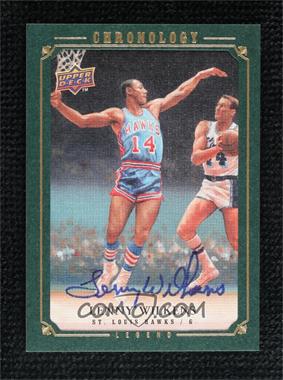 2007-08 Upper Deck Chronology - [Base] - Gold Autographs #186 - Legend - Lenny Wilkens /10