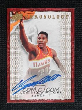 2007-08 Upper Deck Chronology - [Base] - Gold Autographs #30 - Dominique Wilkins /10