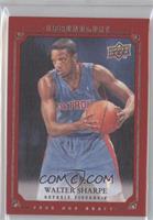 2008 NBA Draft - Walter Sharpe #/99