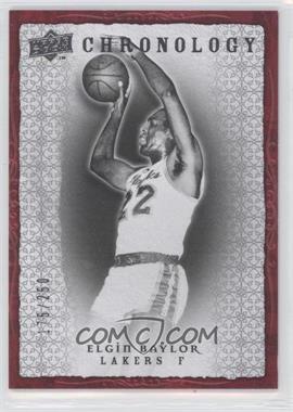 2007-08 Upper Deck Chronology - [Base] #32 - Elgin Baylor /250