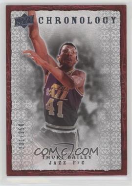 2007-08 Upper Deck Chronology - [Base] #89 - Thurl Bailey /250