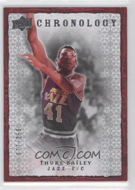 2007-08 Upper Deck Chronology - [Base] #89 - Thurl Bailey /250